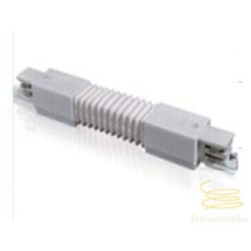 Viokef Track rail connector flexible white 02/0013