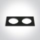 050182RB / B Black Decorative Base Square Double for 10105H
