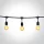 0994 / B Black String Lights IP44 8,5m 15x E27 60W