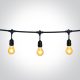 0994 / B Black String Lights IP44 8,5m 15x E27 60W