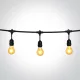0994 / B Black String Lights IP44 8,5m 15x E27 60W