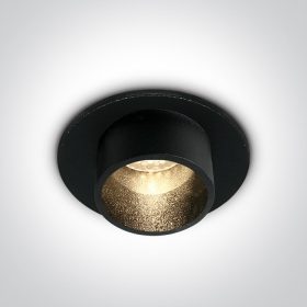 10101D / B / W Fekete LED 1W WW IP20 350mA Mini Dark Light