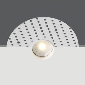   10101tr / w / w fehér LED 1W WW IP44 350mA 45deg Trimless Sötét Light