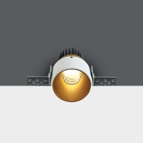   10103BTR / BS / W sárgaréz LED 3W WW 36DEG 350MA IP20 Dark Light Trimless