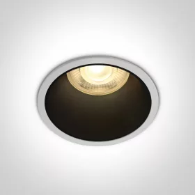   10105AD / W WHITE GU10 50W fekete fényvisszaverő sötét fény