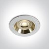 10105Alg / w / gl White Gu10 50W arany reflektor