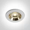 10105Alg / w / gl White Gu10 50W arany reflektor