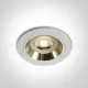 10105Alg / w / gl White Gu10 50W arany reflektor