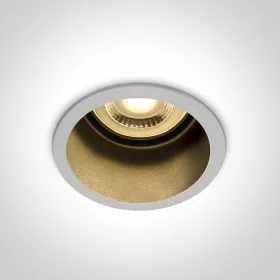 10105d8 / w / b fehér gu10 50w sötét fény