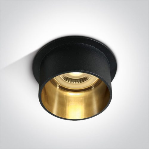 10105d9 / b / ls fekete gu10 50w sötét fény