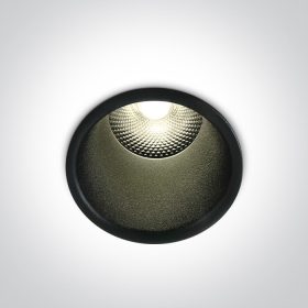   10105FD / B / W Fekete LED 5W WW 24DEG IP20 230V sötét fény