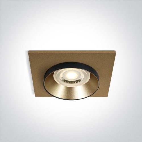 10105H / bs sárgaréz gu10 10w sötét fény