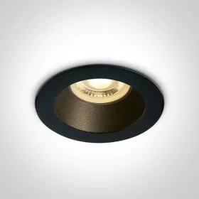   10105m / b / b fekete gu10 10W fekete fényvisszaverő sötét fény