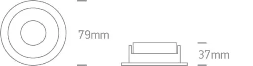 10105m / b / bs fekete gu10 10w sárgaréz reflektor sötét fény