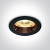 10105m / b / cu fekete gu10 10w réz reflektor sötét fény