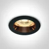 10105m / b / cu fekete gu10 10w réz reflektor sötét fény
