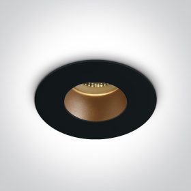   10105md / b / bs fekete gu10 10w sárgaréz reflektor sötét fény