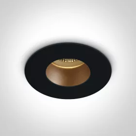   10105md / b / bs fekete gu10 10w sárgaréz reflektor sötét fény