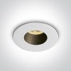 10105md / w fehér gu10 10w matt fekete reflektor sötét fény