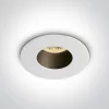 10105md / w fehér gu10 10w matt fekete reflektor sötét fény