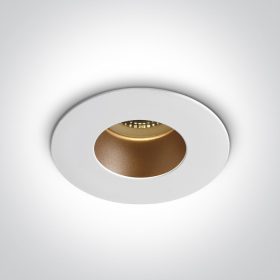   10105md / w / bs fehér gu10 10W sárgaréz reflektor sötét fény