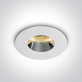   10105md / w / c fehér gu10 10W króm reflektor sötét fény