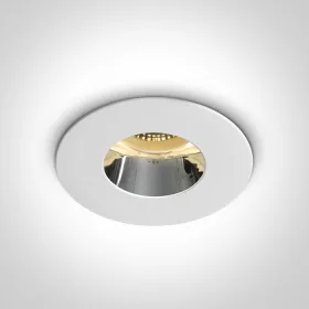   10105md / w / c fehér gu10 10W króm reflektor sötét fény