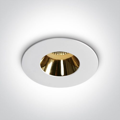 10105md / w / gl White Gu10 10W arany fényvisszaverő sötét fény
