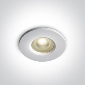 10105R1p / w White Prismatic GU10 50W IP65