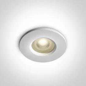 10105R1p / w White Prismatic GU10 50W IP65