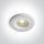 10105R1p / w White Prismatic GU10 50W IP65