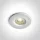 10105R1p / w White Prismatic GU10 50W IP65