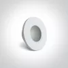 10105R1p / w White Prismatic GU10 50W IP65