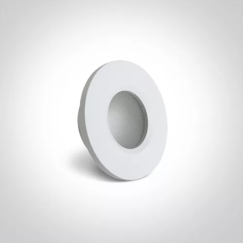 10105R1p / w White Prismatic GU10 50W IP65
