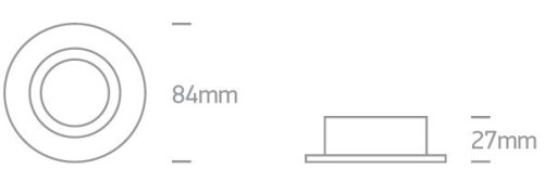 10105R1p / w White Prismatic GU10 50W IP65