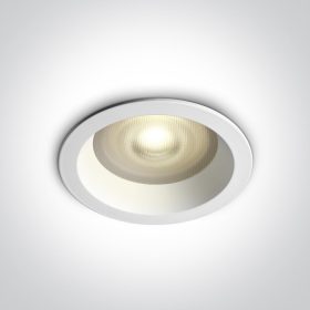 10105R2p / w White prismatic gu10 50w ip65 sötét fény