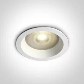 10105R2p / w White prismatic gu10 50w ip65 sötét fény