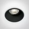 10105tg / b fekete gu10 50W Semi Trimless