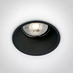 10105tg / b fekete gu10 50W Semi Trimless