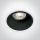 10105tg / b fekete gu10 50W Semi Trimless