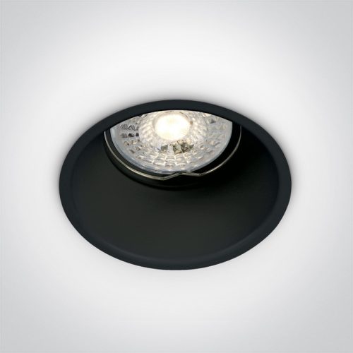 10105tg / b fekete gu10 50W Semi Trimless