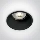 10105tg / b fekete gu10 50W Semi Trimless