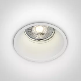 10105TG / W WHITE GU10 50W SEMI TRIMLESS