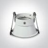 10105TG / W WHITE GU10 50W SEMI TRIMLESS