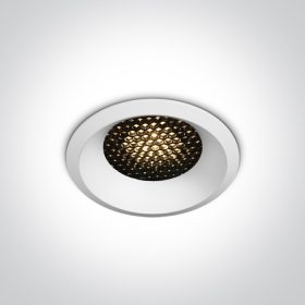   10106dh / w fehér LED 6W WW IP20 36DEG 350MA Sötét Light Honeycomb