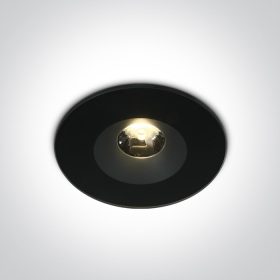 10106V / B / W Fekete LED 6W WW 25DEG IP65 100-240V
