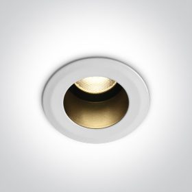   10107DL / W / W fehér COB LED 7W WW Sötét Light IP44 38DEG 700MA
