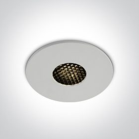   10107HC / W / W fehér COB LED 7W WW Honeycomb 36DEG IP54 700MA Sötét Light