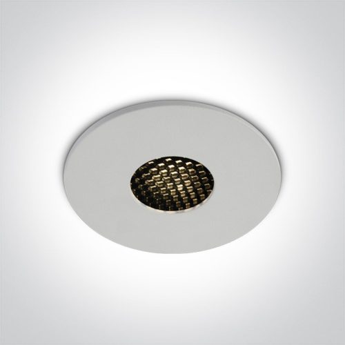 10107HC / W / W fehér COB LED 7W WW Honeycomb 36DEG IP54 700MA Sötét Light