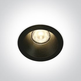   10107WP / B / W Fekete LED 7W WW 38DEG IP44 700MA Sötét Light